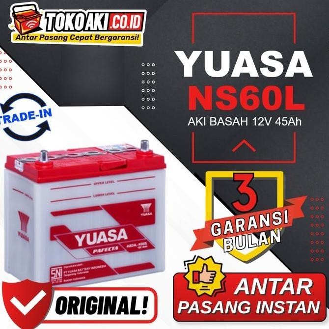 PROMO - Aki New Ertiga Baru - Yuasa Pafecta 46B24L / NS60L - 2V 4Ah
