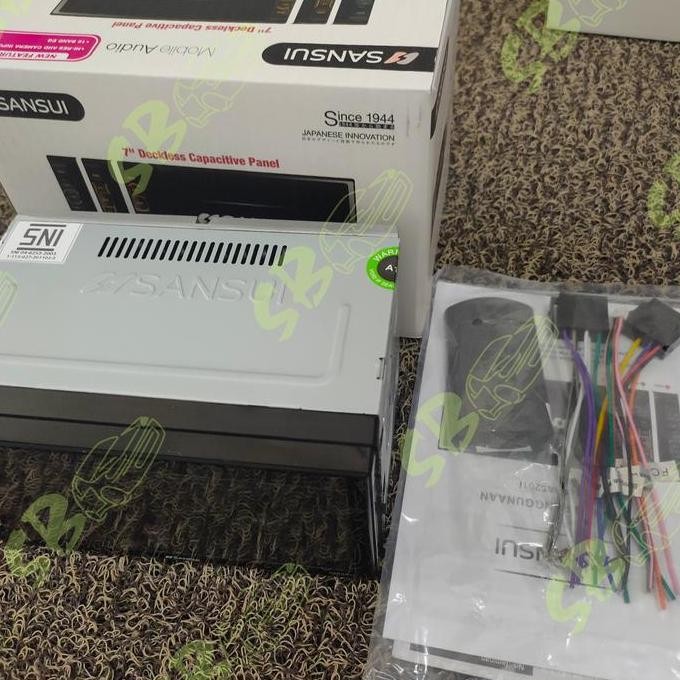 Sansui double din deckless non cd player 7" mirrorlink usb player bt