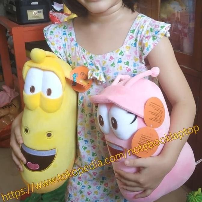 BEBAS ONGKIR - boneka larva PINK un tinggi cm - IMPOR
