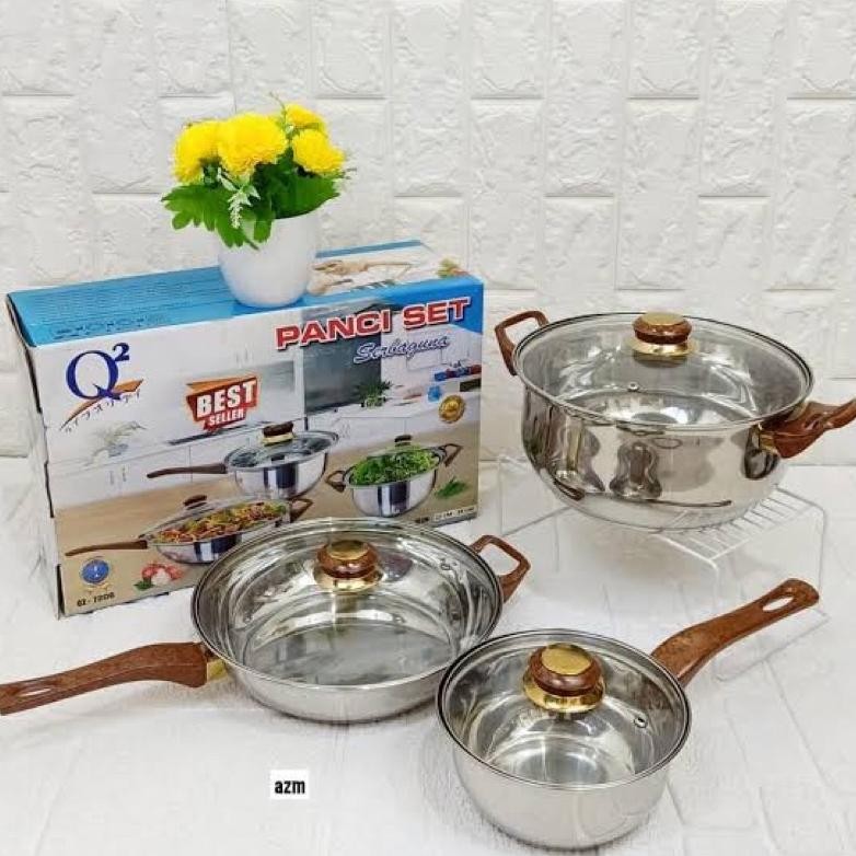 panci set serbaguna Q2 panci kwalitas premium
