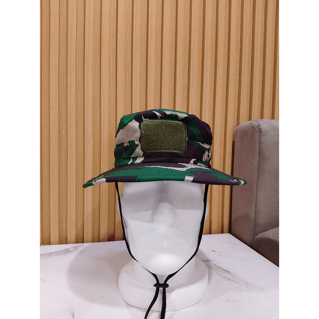 TOPI RIMBA LORENG TNI AD TOPI GUNUNG RIMBA KAWAT TNI