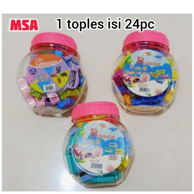 

Terlaris Rautan Pencil Toples Isi 24Pc / Peruncing Pensil Isi 24 Terlaris