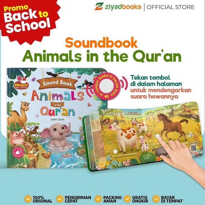 Sound Book Anak Animals In The Quran - Sound Book Buku Bersuara Anak Tema Hewan - Ziyadbooks