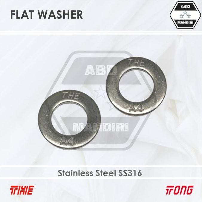 Ss316 Ring Plat Wp Stainless M12 ( Sus316 Flat Washer) 12