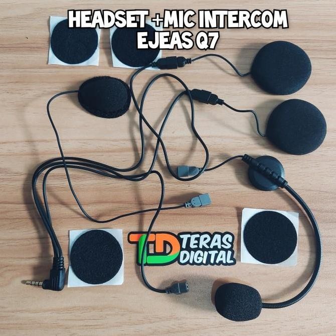 Part Clampkit Intercom Ejeas Q7 Headset Mic Bracket Original