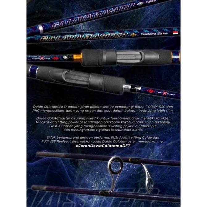 joran Daido Galatamaster solid karbon dan holow karbon Original