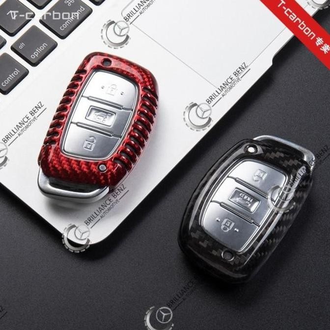 Key Case Cover Kunci Carbon Kevlar Hyundai Stargazer, Hyundai Creta Terbaik