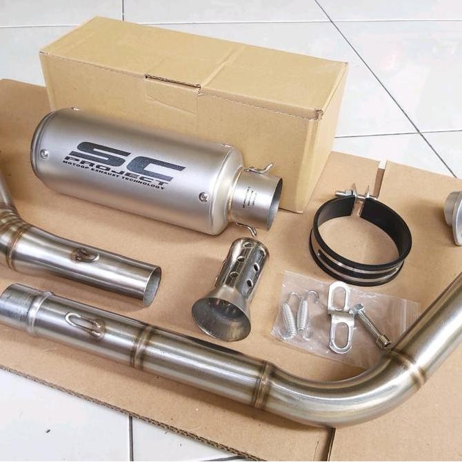 Knalpot Sc Project Import For R15.V2 R15.V3 CBR 150R CB 150j jupiter Mx Satria Fu Sonic Mx King MT15