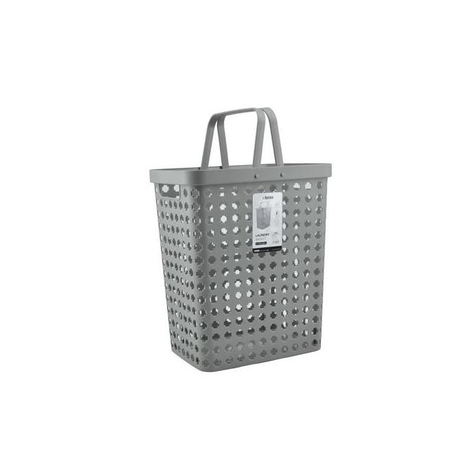 INFORMA - KERANJANG PAKAIAN - LAUNDRY BASKET WITH HANDLE GREY