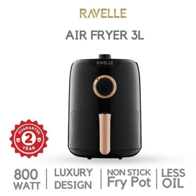 Air Fryer Low Carbo Ravelle - Air Fryer 3 Liter CO