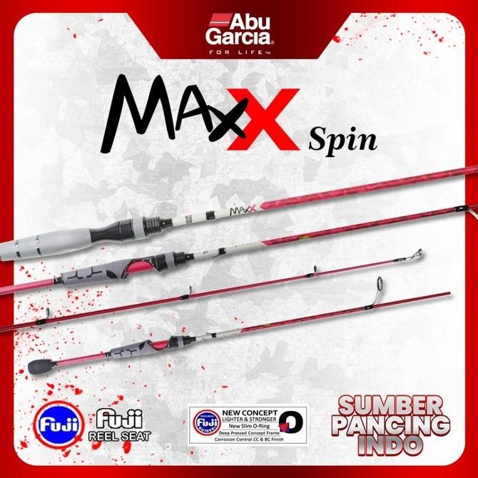 Abu Garcia Joran Pancing Max X Spinning & Baitcasting Sambung 2 Mid Joint Full Fuji 180CM 198CM 210C