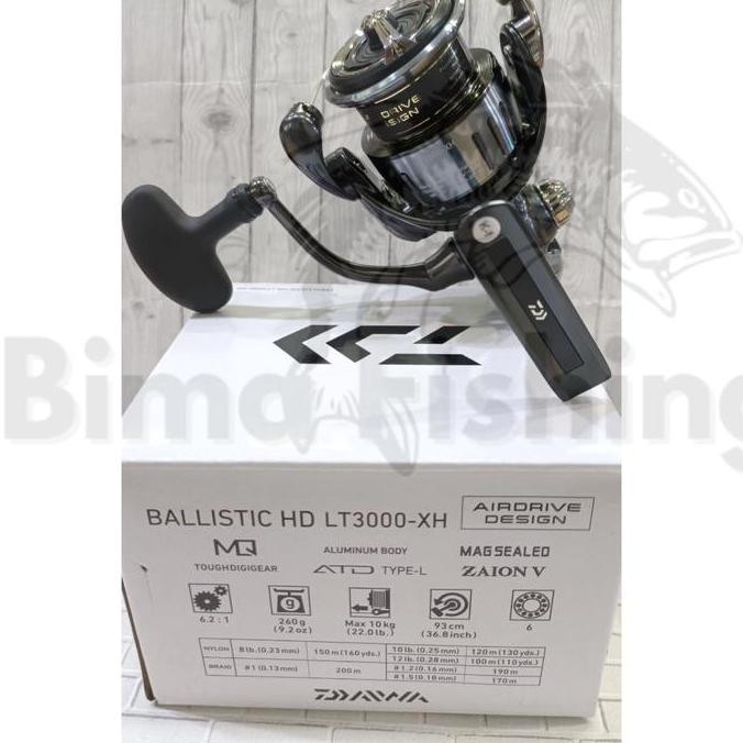 Reel Daiwa BALLISTIC HD LT 2025 PILIH UKURAN | GARANSI RESMI DAIWA CO