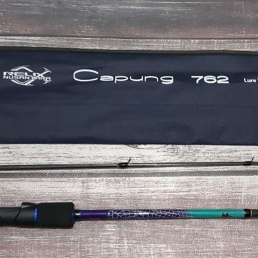 Joran RELIX NUSANTARA Capung BIru 762 Blue 762 Capung Spider Blue include packing pipa  cocok castin