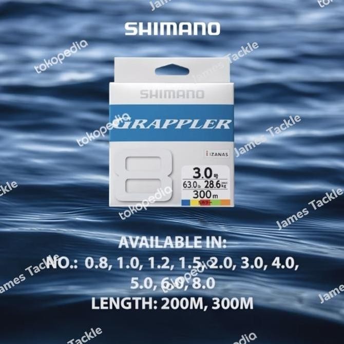 PE Shimano Grappler X8 (300mtr) Original