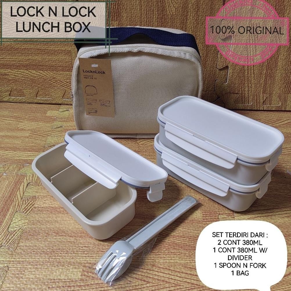 Lock n Lock lunch box kotak makan set