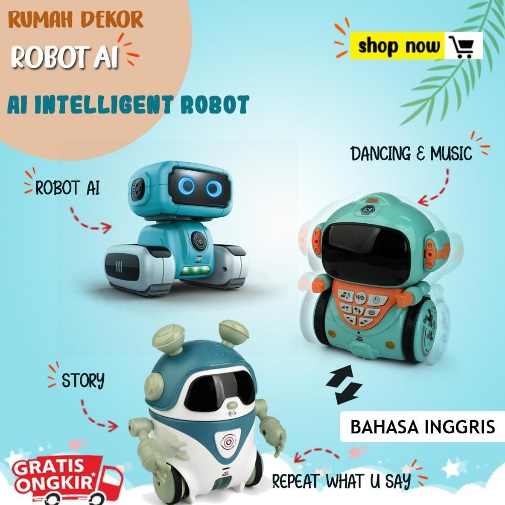 Robot Pintar Multifungsi Meningkatkan Edukasi Dan Kreativitas Anak Mainan Anak