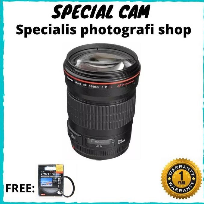 Lensa Canon Ef 135Mm F2.0 L Usm / Canon 135Mm F2 L Usm Allshop