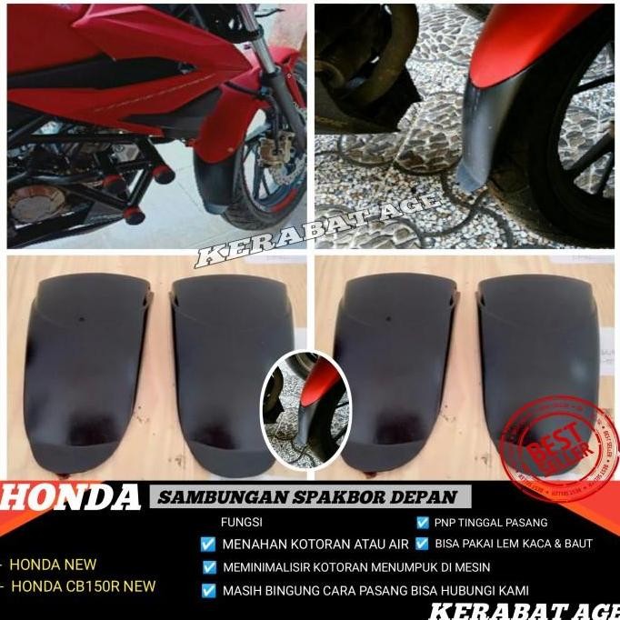 Promo sambungan spakbor depan cb150r new old COD