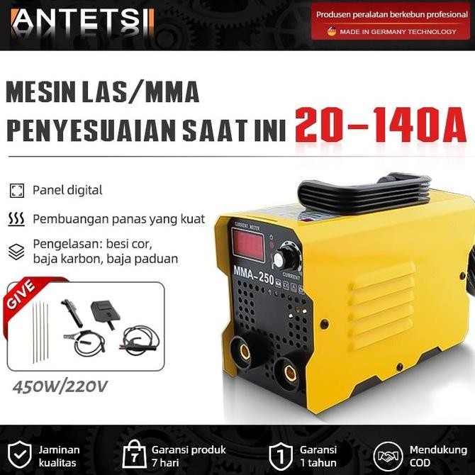 MESIN LAS INVERTER MESIN LAS LISTRIK 450 WATT MMA 120A IGBT 450 WATT / MESIN LAS MINI / MESIN TRAFO 