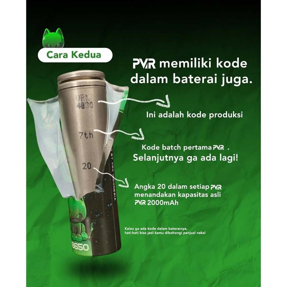 Murah (Authentic) Baterai 18650 Vrk 3000 Mah - Battery Vrk 3000 Mah Imr 18650 3.7 V Terlaris