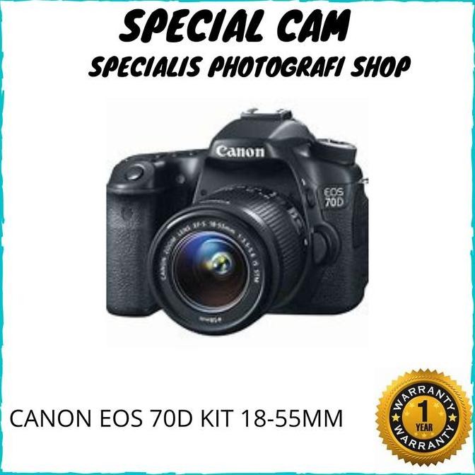 Camera Canon Eos 70D Kit 18-55Mm / Canon 70D Kit 18-55Mm Allshop