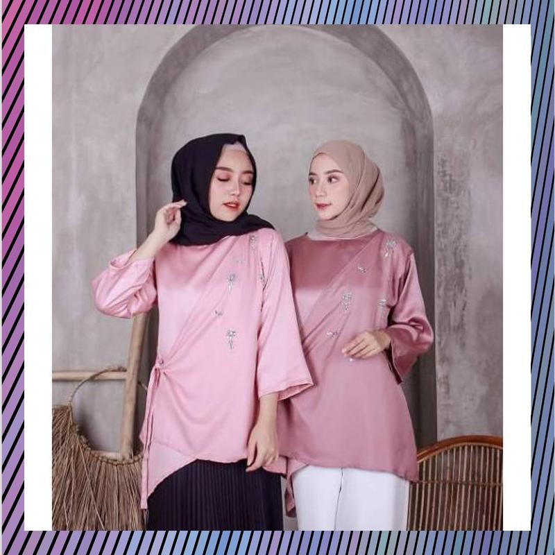 Diskon PAKAIAN MUSLIM WANITA - DESANDRA TUNIK - TUNIC WANITA - PAKAIAN TERLARIS DWQ-88