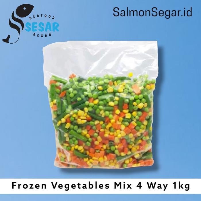 

LS Frozen Vegetables Mix 4 Way - Sayuran Beku 1kg