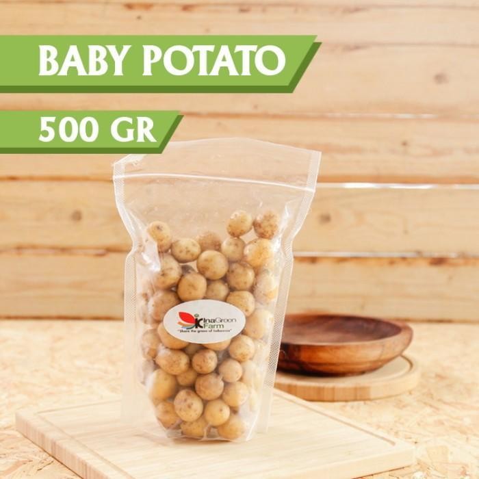 

LS Kentang Kecil / Baby Potato Segar 500 Gram Inagreen Farm Bandung