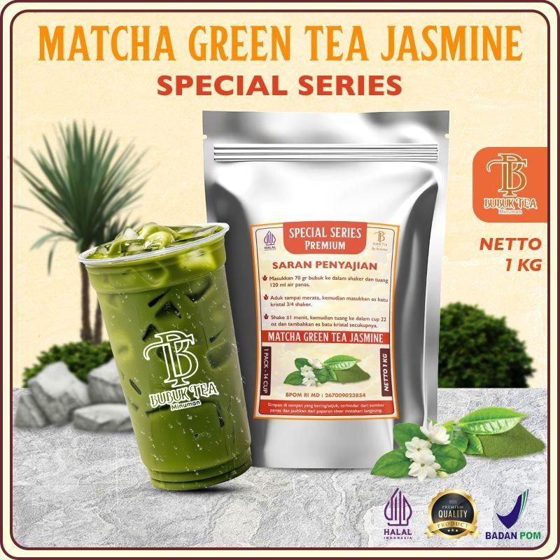 

LS Bubuk Minuman Matcha Jasmine 1kg Premix Siap Seduh