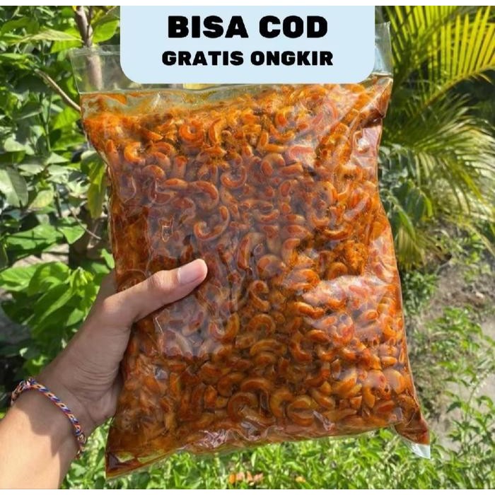 

LS MAKARONI CIKRUH 1 KG LEZAT & GURIH Pedas Food Snack Cemilan Crispy Kering Camilan Snack Cemilan Jajanan Keripik Makanan