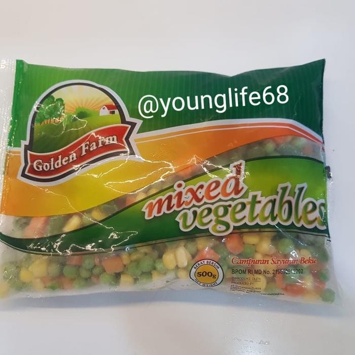 

LS SAYURAN BEKU/MIXED VEGETABLES GOLDEN FARM