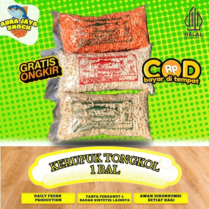 

LS Kerupuk Tongkol Jaya Snack - Cemilan Gurih Stik Tongkol 1kg - Keripik Jajanan 1 Bal snack murah Camilan Food Pedas Kripik Makanan Fish