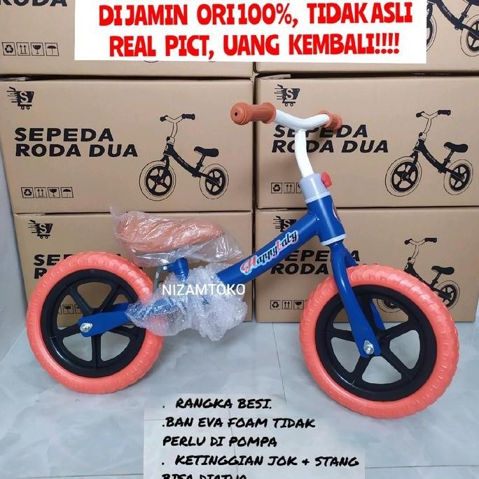 NEW - PUSHBIKE BALANCE BIKE SEPEDA KESIMBANGAN ANAK TANPA PEDAL SEPEDA RODA DUA TANPA PEDAL UNTUK BE