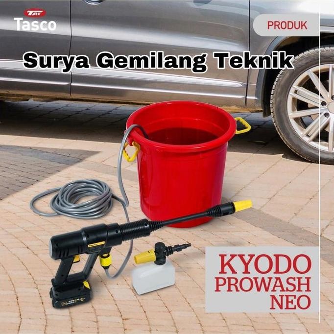 Alat Steam Jet Cleaner Portable KYODO PROWASH NEO Cordless Jet Cleaner
