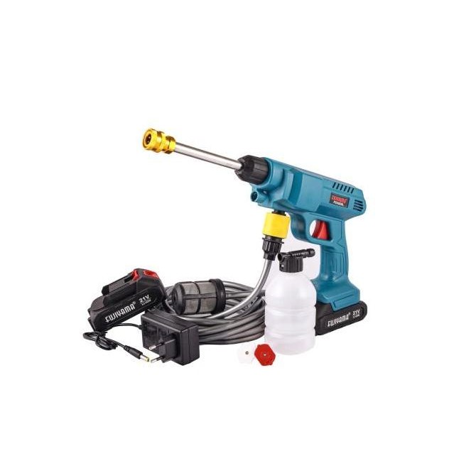 PROMO - Jet Cleaner 2 BATERAI FUJIYAMA Mesin Cuci STEAM Motor Mobil AC JAPAN