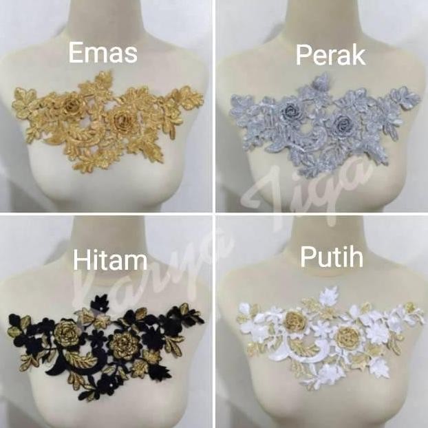 

#@#@#@#@] Renda Aplikasi Bordir Bunga Tabur / Patch Bordir Motif Brina