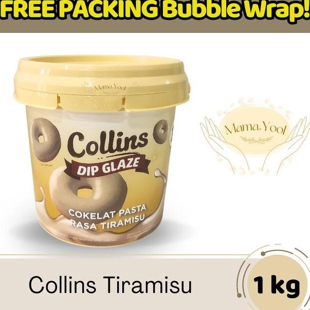 

Mama.Yool Collins Tiramisu 1 Kg Free Paing Topping Donat Kue Collins Dip Glaze Selai Rasa Tiramisu