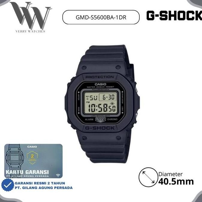TERBARU Jam Tangan G-Shock GMD-S5600BA-1DR original & Garansi Resmi PROMO