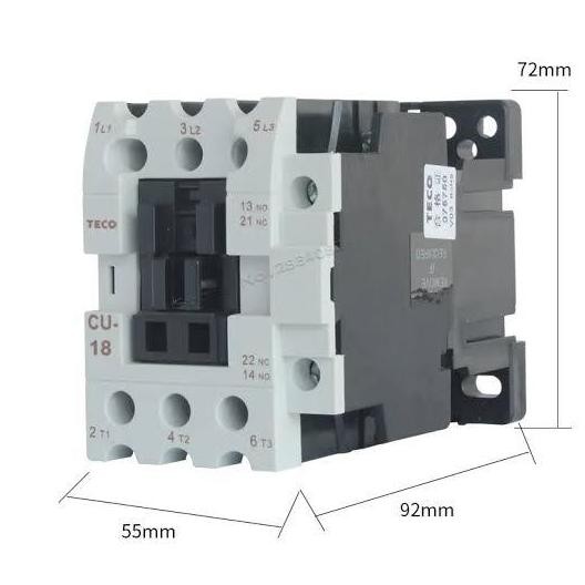 .........] CU-18 380V MAGNETIC CONTACTOR TECO CU18 AC380V