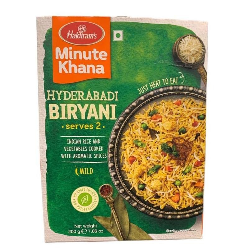 

:::::::] HALDIRAM YUMKEENZ HYDERABADI BIRYANI 200 GM RTE
