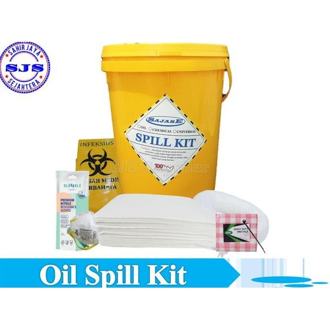 PROMO - Oil Spill Kit L Oil Spill Kit Liter Kemasan Pail