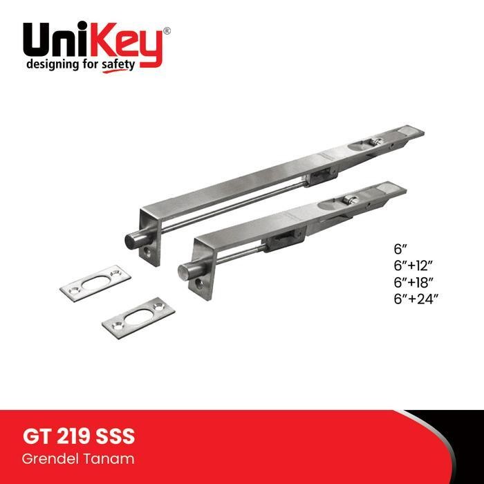 TERBARU UniKey Grendel Tanam Stainless GT 219 SSS