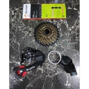 GROUPSET SHIMANO 7 SPEED TZ50 TY300 TX35 MURAH ULIR FREEWHEEL FEDERAL MTB SEPEDA LIPAT BALAP FIXIE M