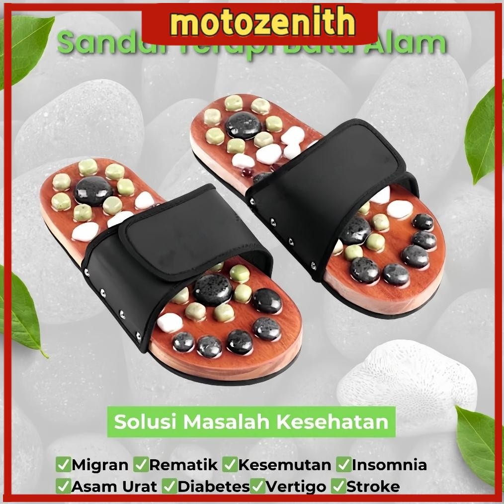 sandal rematik pria sandal rematik wanita sandal rematik batu alam sandal kesehatan kaki batu alam
