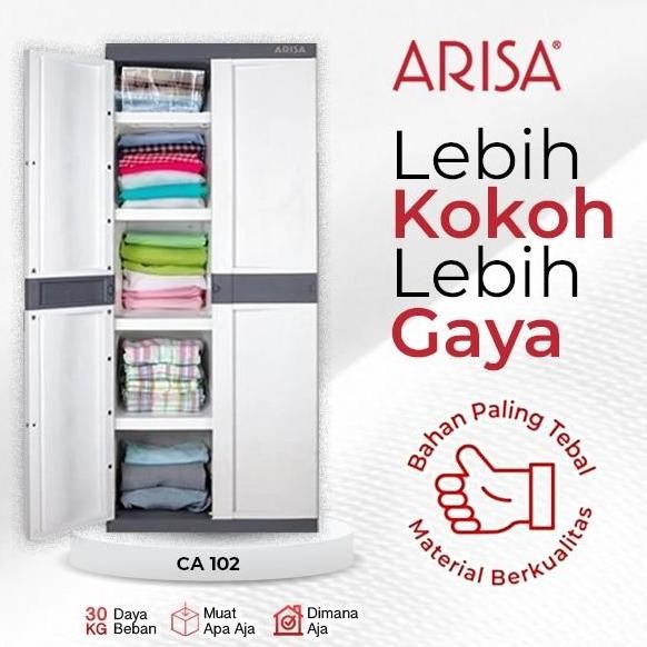 Lemari Plastik Arisa (Model Rak) HC