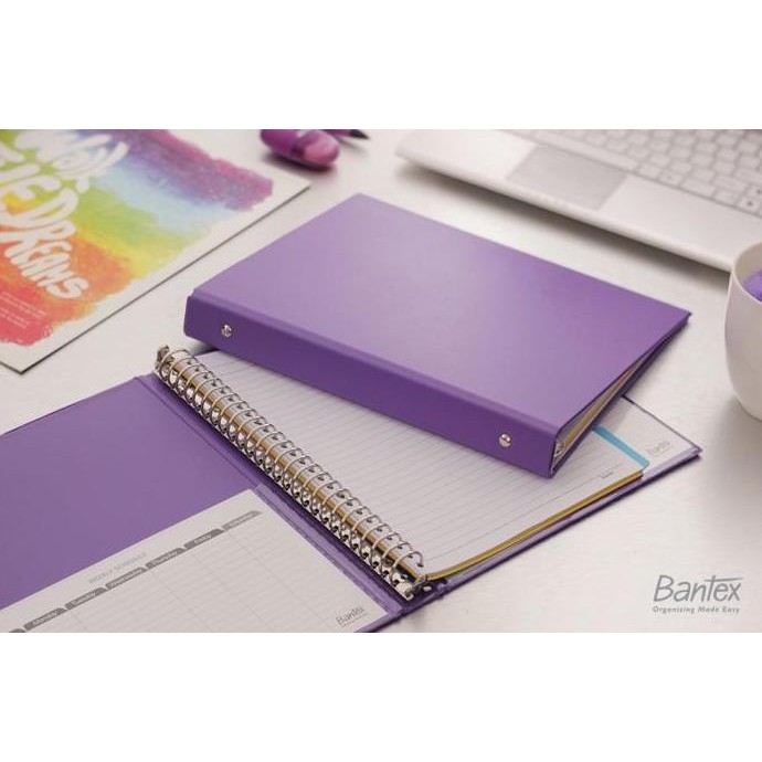 

Bantex Multiring Binder 26 Ring 25mm B5 Lilac #1326 21+P HM