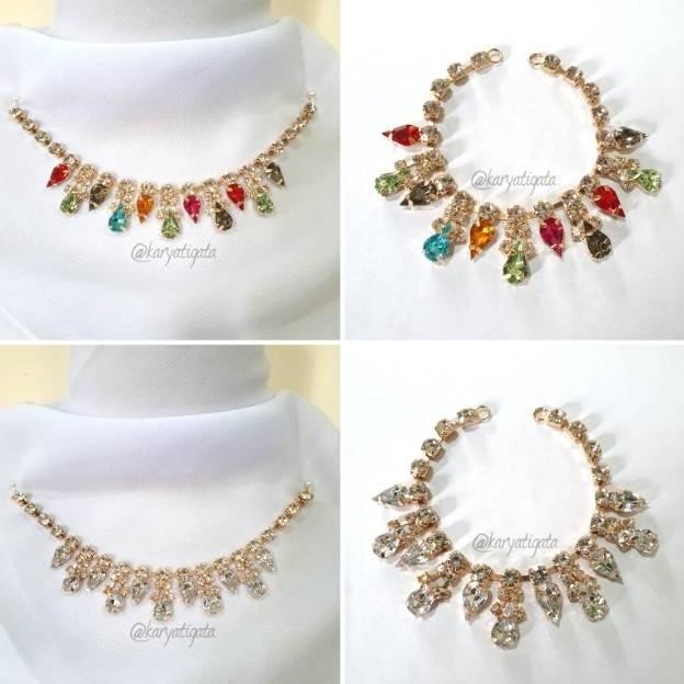 

best seller] Aksesoris Garmen Rantai Berlian Imitasi Droplet