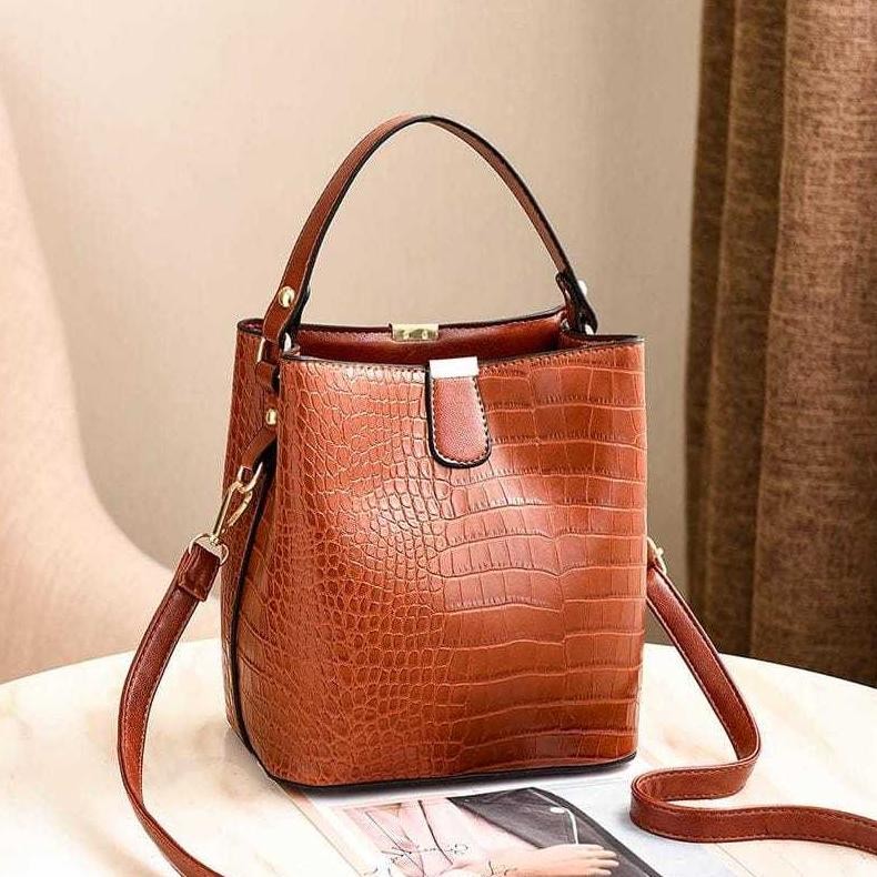 Cod Sweetsally - Indian Tas Sling Bag / Handbag/ Tas Selempang Fashion Wanita Korea Hitam Kulit He-8