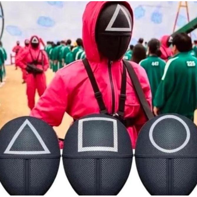 COD TOPENG SQUID GAME VIRALLLL / KOSTUM SQUID GAME / TOPENG TOPENGAN SQUID GAME ANAK MURAH / MAINAN 