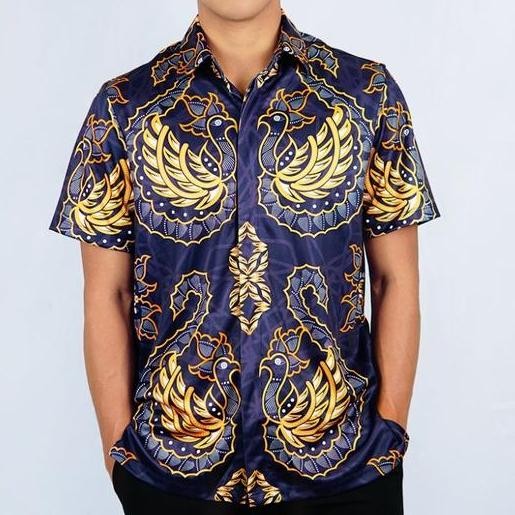 Trijee Sportswear Batik Jersey Men Balen - Purple